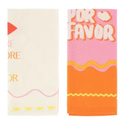 Best Lot x2 torchons more amore 45*65 Linge De Table, Cuisine·Torchon