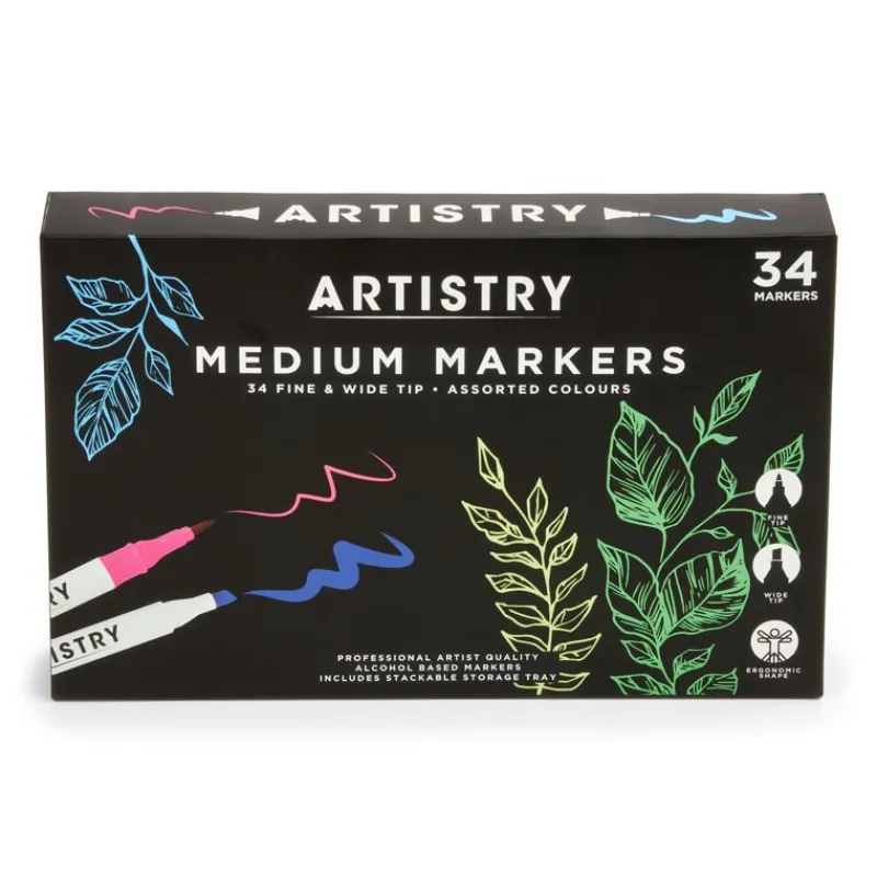 Sale Marqueurs moyens x34 Enfant Loisirs Créatifs|Loisirs Créatifs