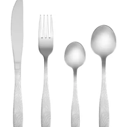 Sale Menagere 16pcs inox manche feuil Vaisselle, Art De La Table·Couverts, Ménagère