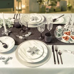 Menagere 16pcs inox noir manche Vaisselle, Art De La Table·Couverts, Ménagère