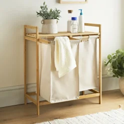 Meuble 2 bacs a linge Salle De Bain