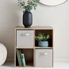 Clearance Meuble 4 cubes + 2 paniers Rangement