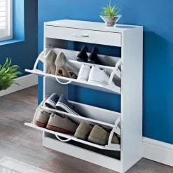 Meuble a chaussures blanc Rangement