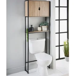 Outlet Meuble dessus wc/machine a laver Salle De Bain