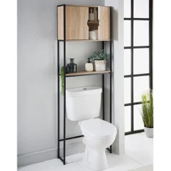 Outlet Meuble dessus wc/machine a laver Salle De Bain