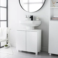 Discount Meuble sous lavabo wavy Salle De Bain