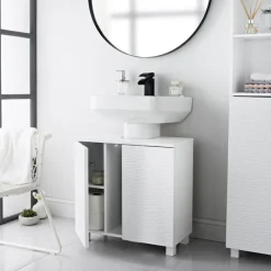 Discount Meuble sous lavabo wavy Salle De Bain
