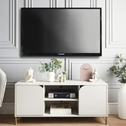 Online Meuble television creme Salon