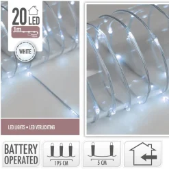 Outlet Microled 40 led a pile blanc fro Décoration Lumineuse