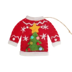 Sale Mini pull de noel a suspendre Décoration De Sapin