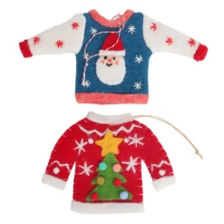 Sale Mini pull de noel a suspendre Décoration De Sapin