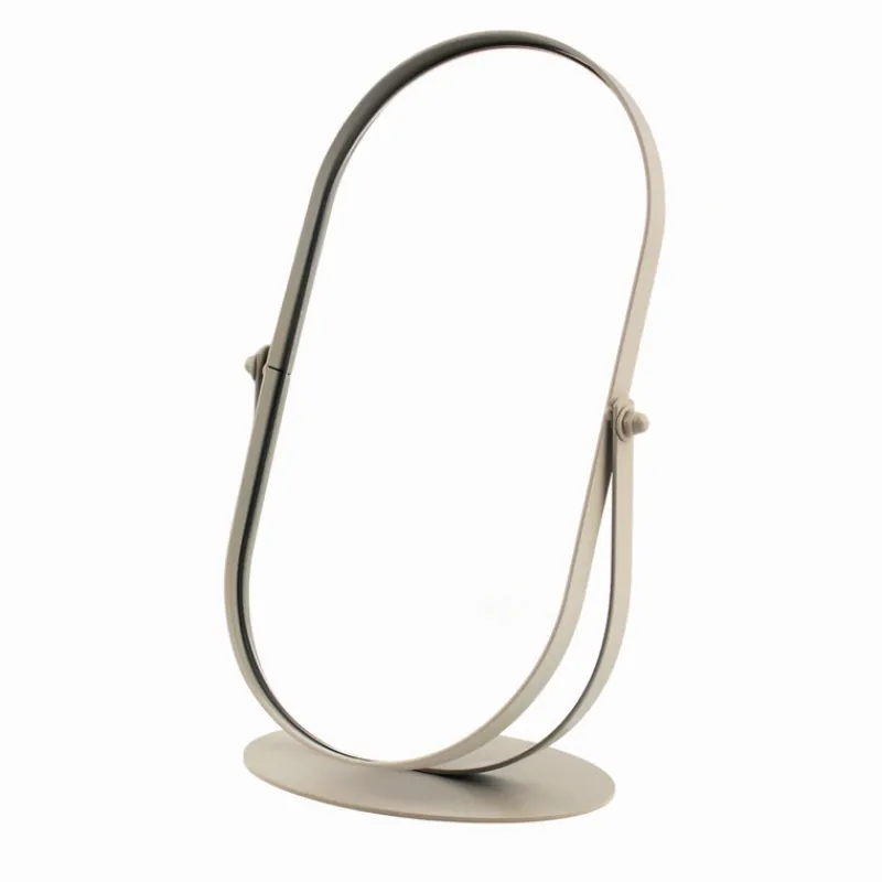 Clearance Miroir oval pivotant deux faces Accessoire Salle De Bain