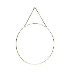 Miroir rond dore Miroir