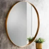 Online Miroir rond dore 80cm Miroir