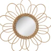Discount Miroir rotin fleur Miroir