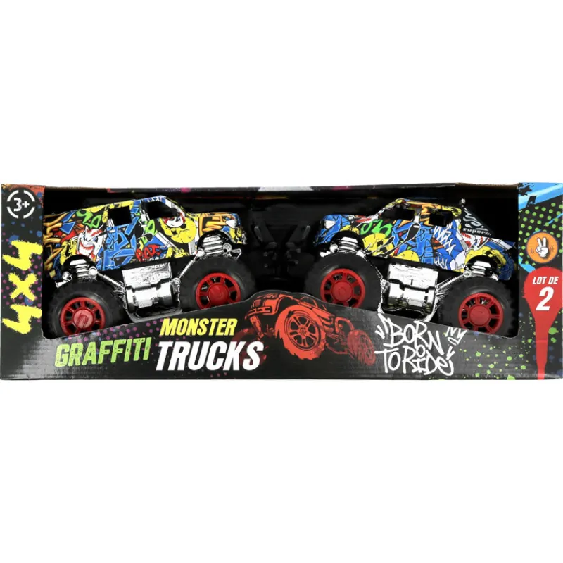 Best Monster truck graffiti x2 Enfant Véhicule, Circuit|Véhicule, Circuit
