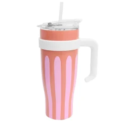 Clearance Mug de transport miami raye Vaisselle, Art De La Table·Bouteille, Carafe
