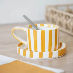Best Mug et coupelle a rayure Vaisselle, Art De La Table·Tasse, Mug, Bol