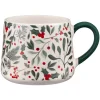 Mug fleuri noel 350ml Vaisselle, Art De La Table·Tasse, Mug, Bol