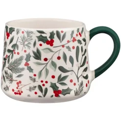 Mug fleuri noel 350ml Vaisselle, Art De La Table·Tasse, Mug, Bol