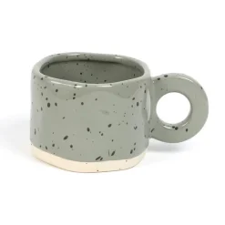 Mug irregulier blanc/gris mouche Vaisselle, Art De La Table·Tasse, Mug, Bol