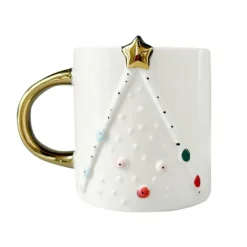 Clearance Mug sapin de noel en relief Vaisselle, Art De La Table·Tasse, Mug, Bol