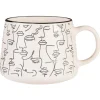Outlet Mug visage noir/blanc 500ml Vaisselle, Art De La Table·Tasse, Mug, Bol