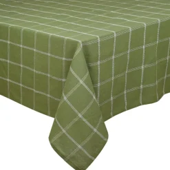 Hot Nappe a carreaux vert et blanc Linge De Table, Cuisine·Nappe