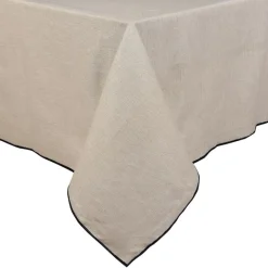 Online Nappe beige lisere noir Linge De Table, Cuisine·Nappe