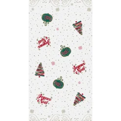 Outlet Nappe damasee 1.18x6m blanche sa Vaisselle Jetable