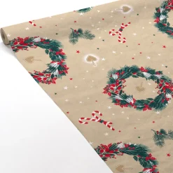 Online Nappe damasee 1.18x6m kraft cour Vaisselle Jetable