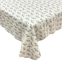 Discount Nappe imprime feuillage 132x230 Linge De Table, Cuisine·Nappe