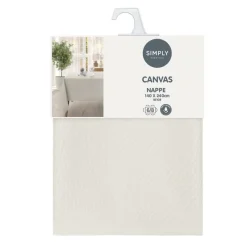 Hot Nappe polyester 140x240cm beige Linge De Table, Cuisine·Nappe