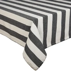 Nappe rayee noir et blanc Linge De Table, Cuisine·Nappe