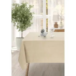 Nappe unie cotton lave 140*240cm Linge De Table, Cuisine·Nappe