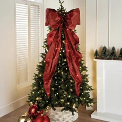 Noeud xl rouge satin Décoration