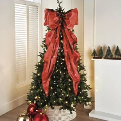 Online Noeud xl rouge velours Décoration