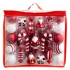 Discount Pack de 72 boules bonbon et cann Décoration De Sapin