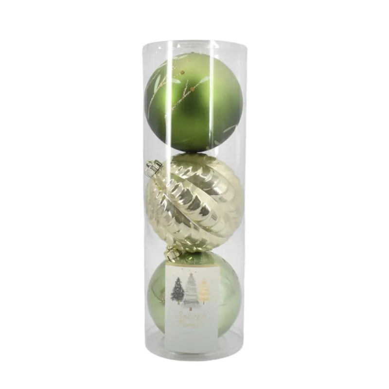Sale Pack de 3 boules 15cm forest Décoration De Sapin