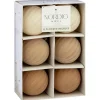 Clearance Pack de 6 boules floquees lux Décoration De Sapin