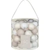Sale Pack de 40 boules 50mm champagne Décoration De Sapin