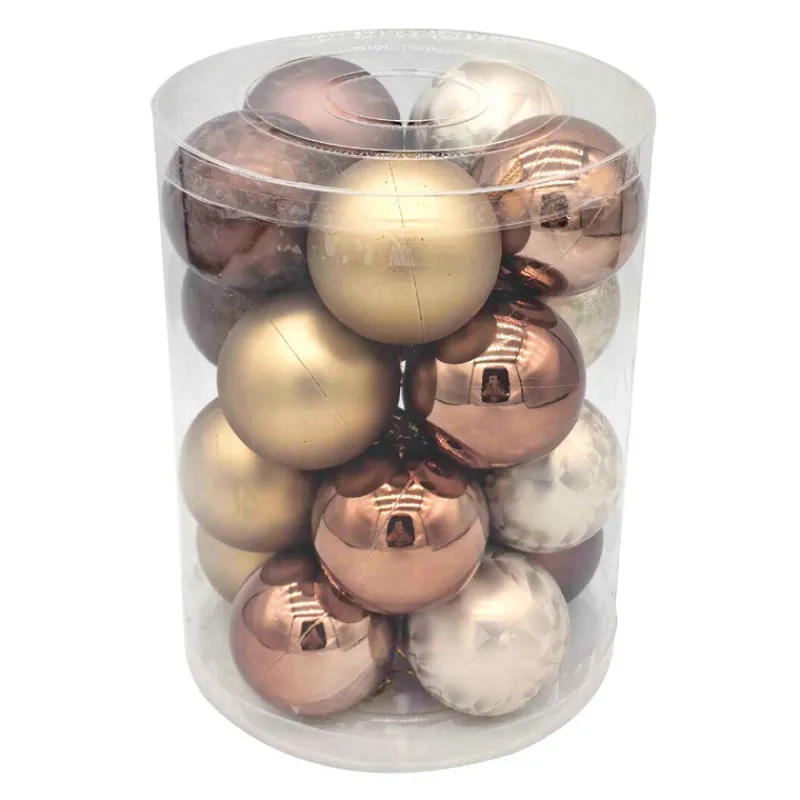 Outlet Pack de 20 boules 60mm moka Décoration De Sapin