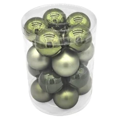 Online Pack de 20 boules 60mm vert Décoration De Sapin