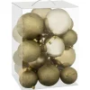 Outlet Pack de 25 boules multi taille c Décoration De Sapin