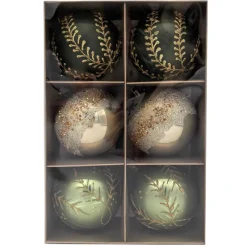 Best Pack de 6 boules vertes Décoration De Sapin