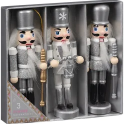Clearance Pack de 3 casse noisette bois 14 Décoration De Sapin