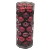 Hot Pack de 40 mini boules 30mm roug Décoration De Sapin