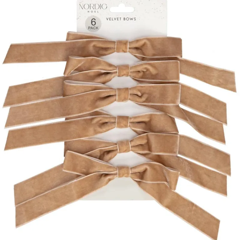 Hot Pack de 6 nAuds nude 12cm Décoration De Sapin