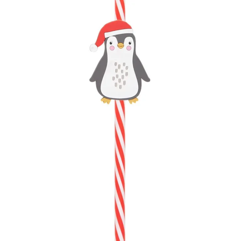 Discount Pack de 4 pailles noel Enfant Accessoire Noël Enfant