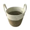 Outlet Panier bi matiere anses Rangement Décoratif
